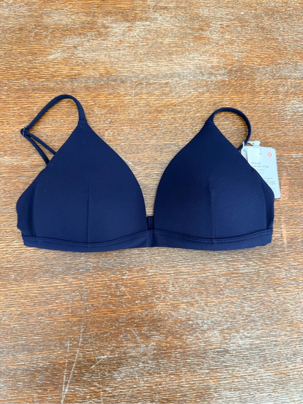 lululemon athletica Navy Blue Wireless Triangle Swim Top